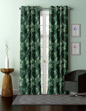 Waterlily 84"L Ice Crushed Curtain with 8 Top Grommets.