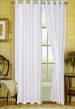 Elaine 108"L Faux Silk Panel with 8-Top Grommets