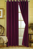 Editex Elaine 90"L Faux Silk Panel with 8-Top Grommets