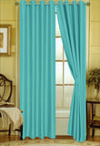 Editex Elaine 63"L Faux Silk Panel with 8-Top Grommets