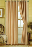 Elaine 63"L Faux Silk Panel with 8-Top Grommets