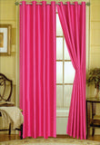 Elaine 90"L Faux Silk Panel with 8-Top Grommets