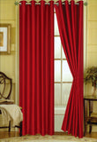 Elaine 90"L Faux Silk Panel with 8-Top Grommets