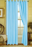Editex Elaine 84"L Faux Silk Panel with 8-Top Grommets