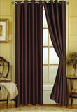 Editex Elaine 84"L Faux Silk Panel with 8-Top Grommets