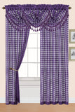 Leana 84"L Crushed Lace Rod Pocket Panels. Valances Sold Separately.