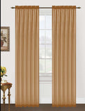 Monique 63"L Sheer Voile Curtain by Editex