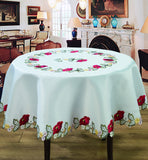 Hand Embroidered Tablecloths, 4 Styles and 5 Sizes Available