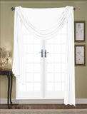 Monique Sheer Voile Window Scarf -216"L