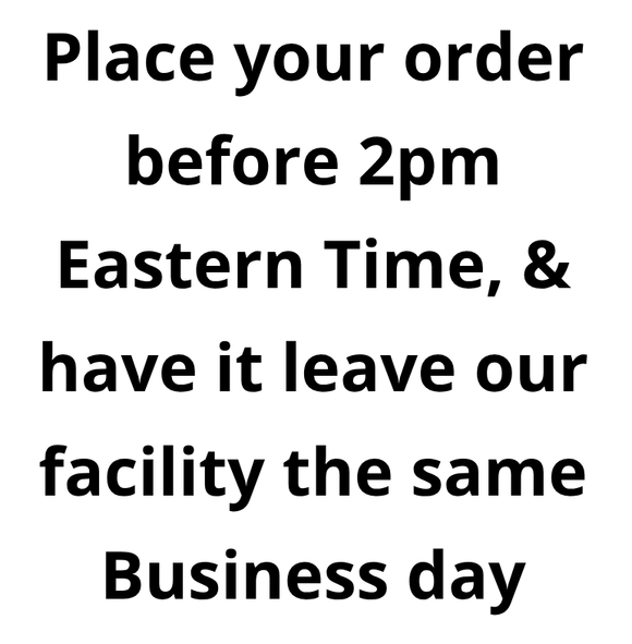 Expedited Processing Fee #3 (by 2pm same day pack)