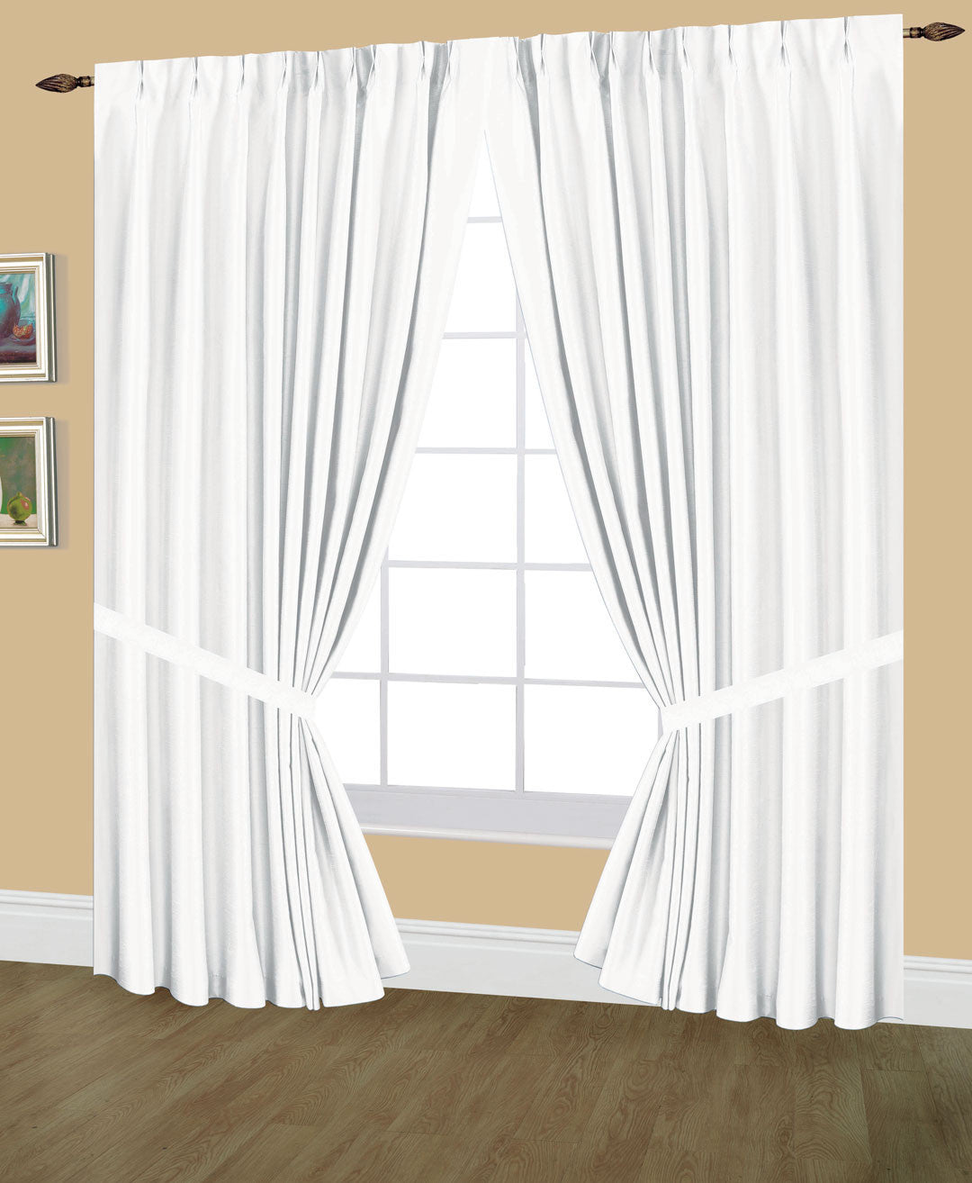 Elaine Pinch Pleated Lined (LIGHT FILTERING) Drapes Single Width 48"W x 95"L