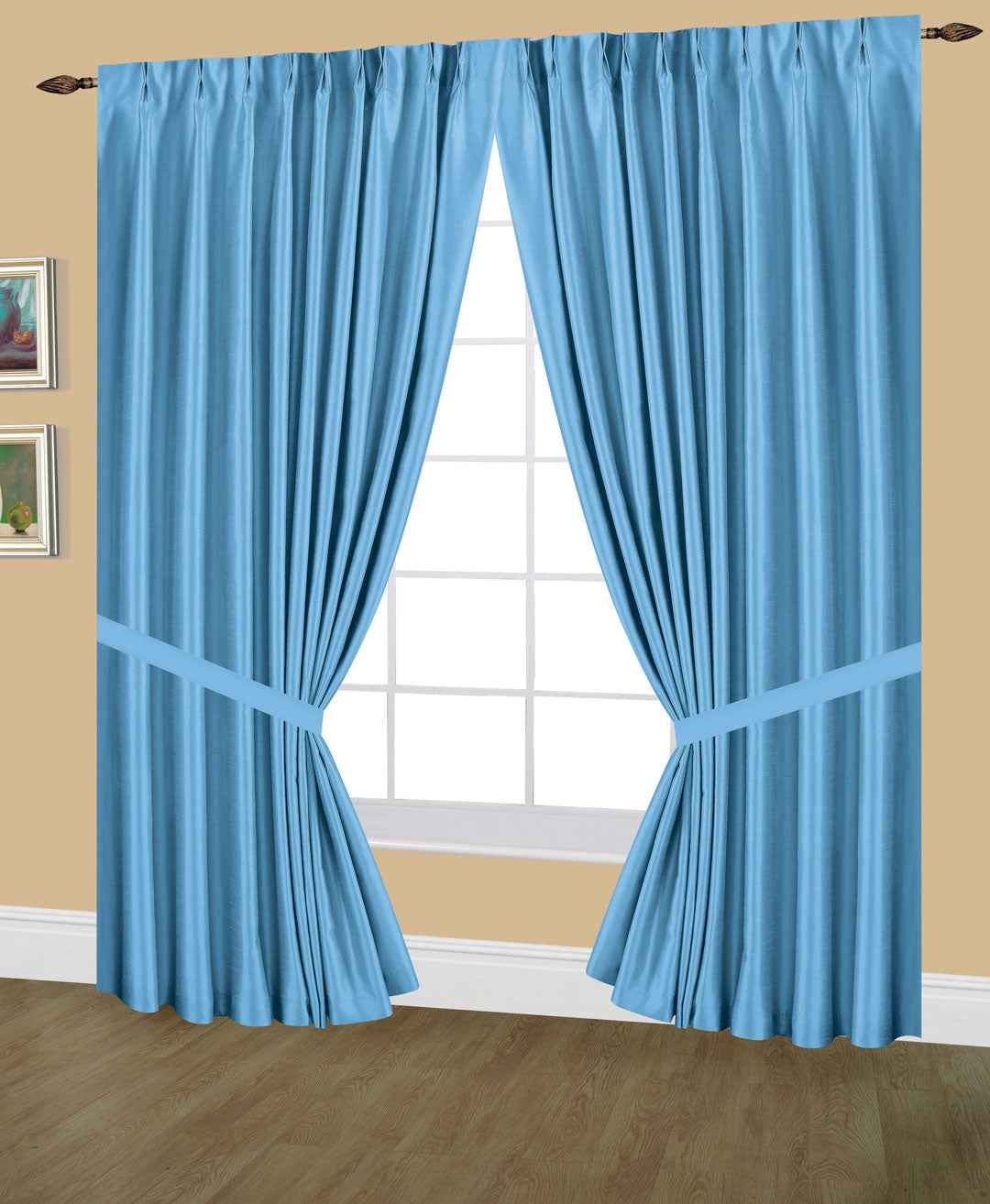Elaine Pinch Pleated Lined (LIGHT FILTERING) Drapes Single Width 48"W x 95"L