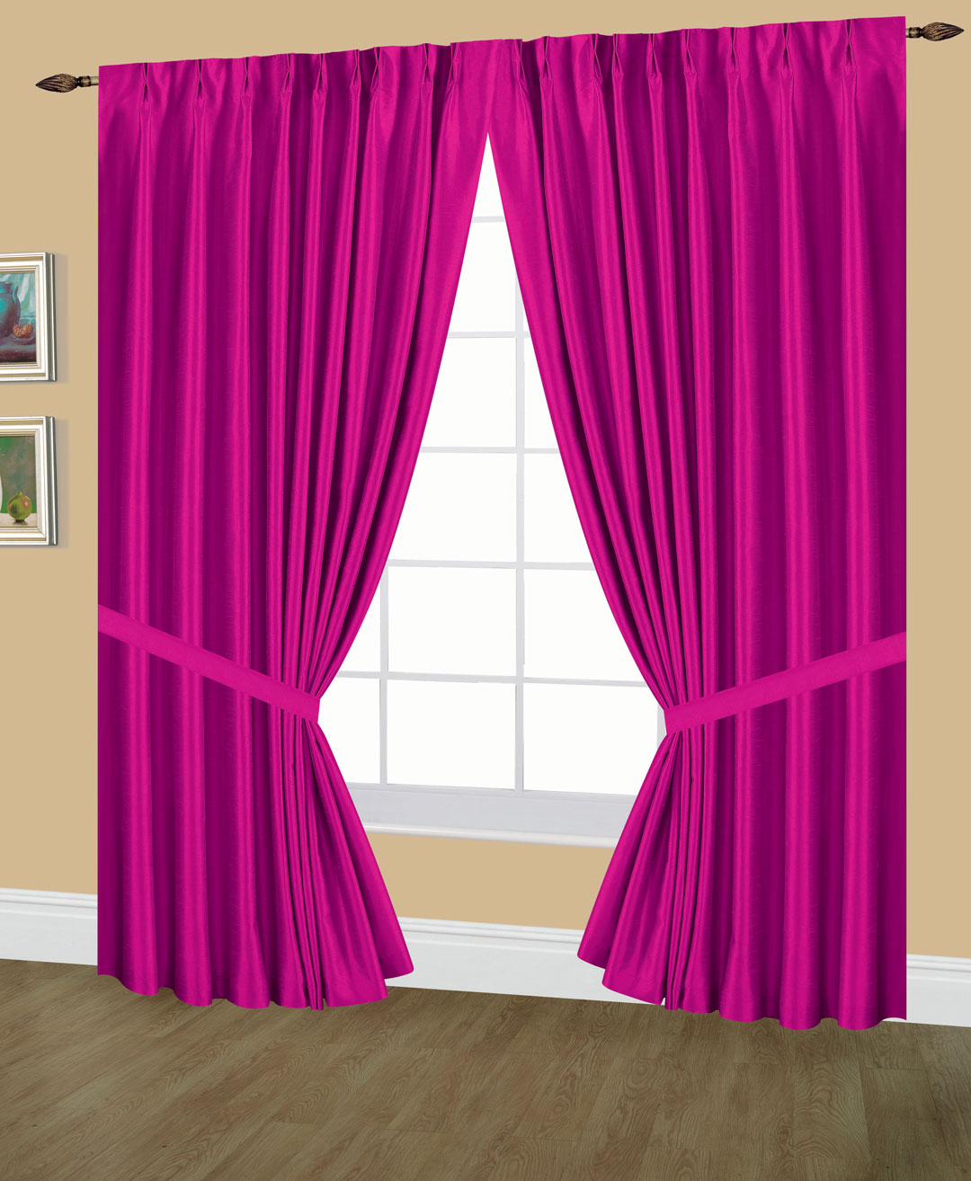 Elaine Pinch Pleated Lined (LIGHT FILTERING) Drapes Single Width 48"W x 95"L