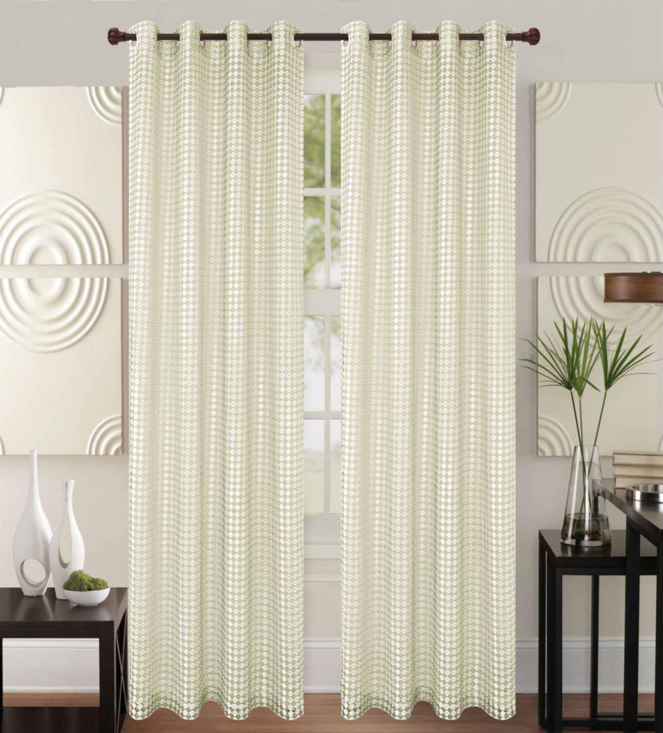 Clyde Knitted Panel With 8-Top Grommets --84"Length #819