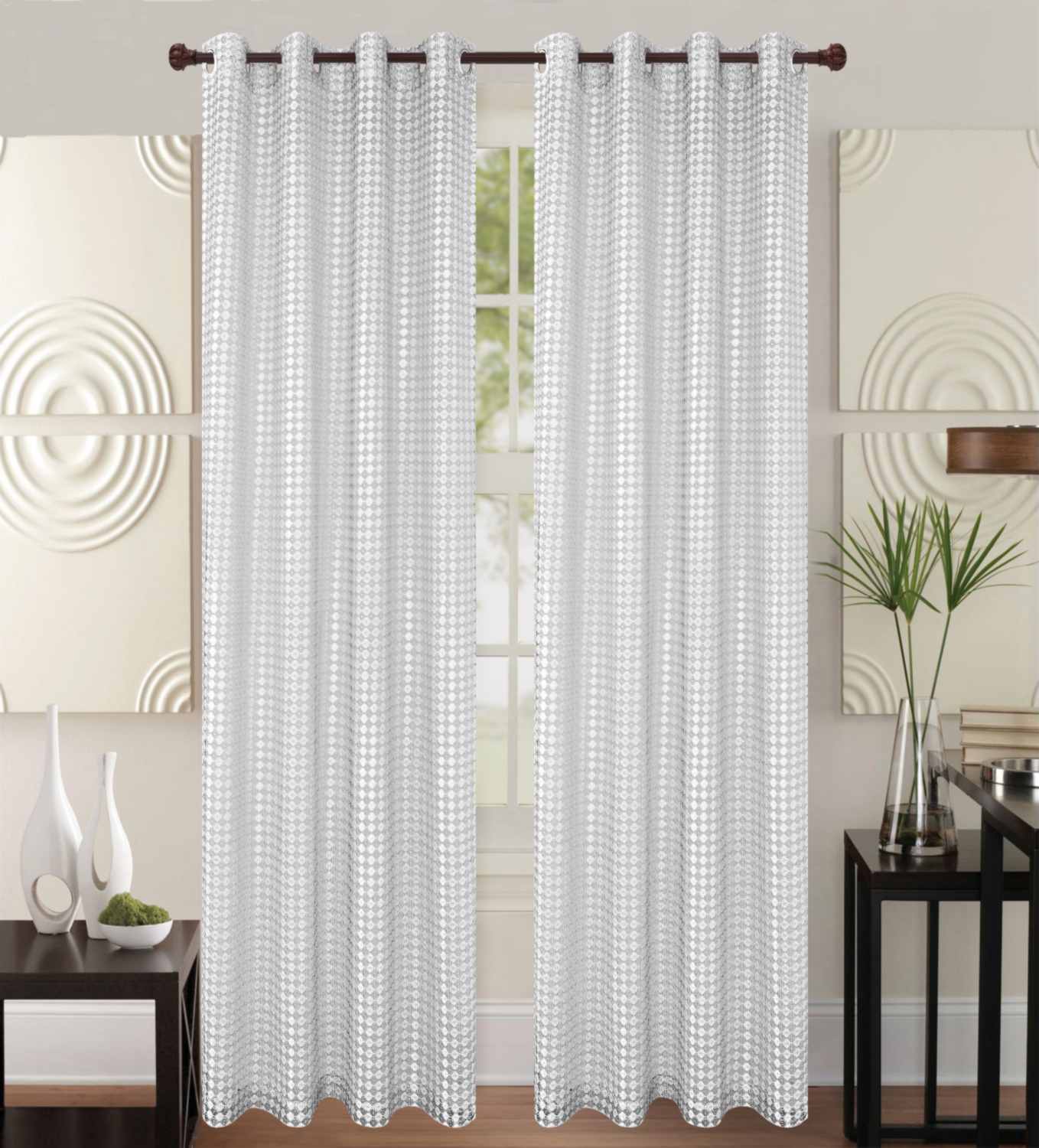 Clyde Knitted Panel With 8-Top Grommets --84"Length #819