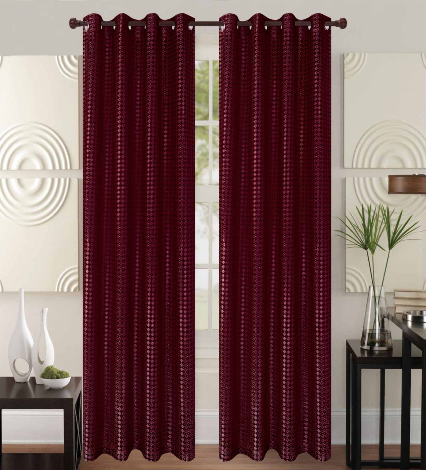 Clyde Knitted Panel With 8-Top Grommets --84"Length #819