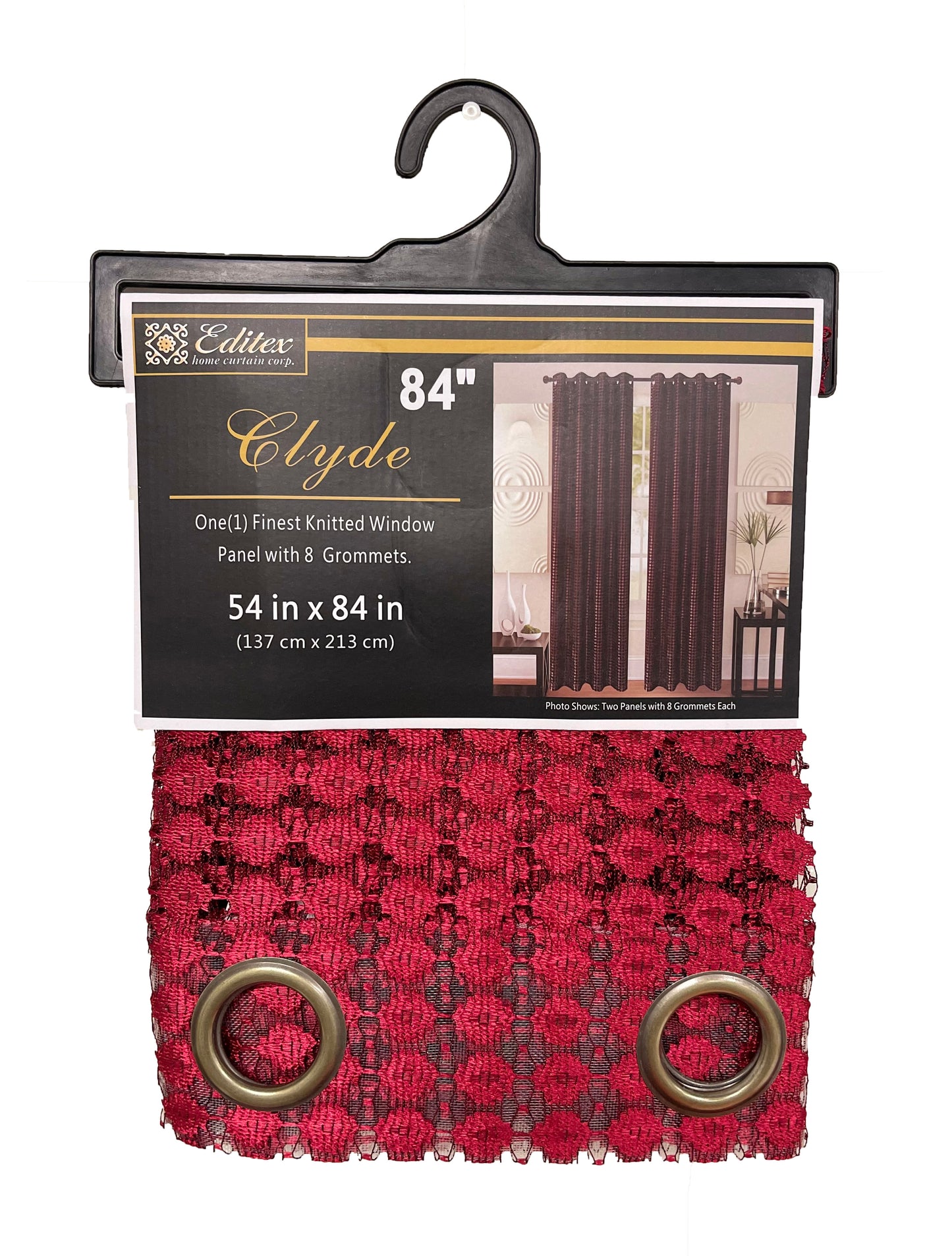 Clyde Knitted Panel With 8-Top Grommets --84"Length #819