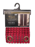 Clyde Knitted Panel With 8-Top Grommets --84"Length