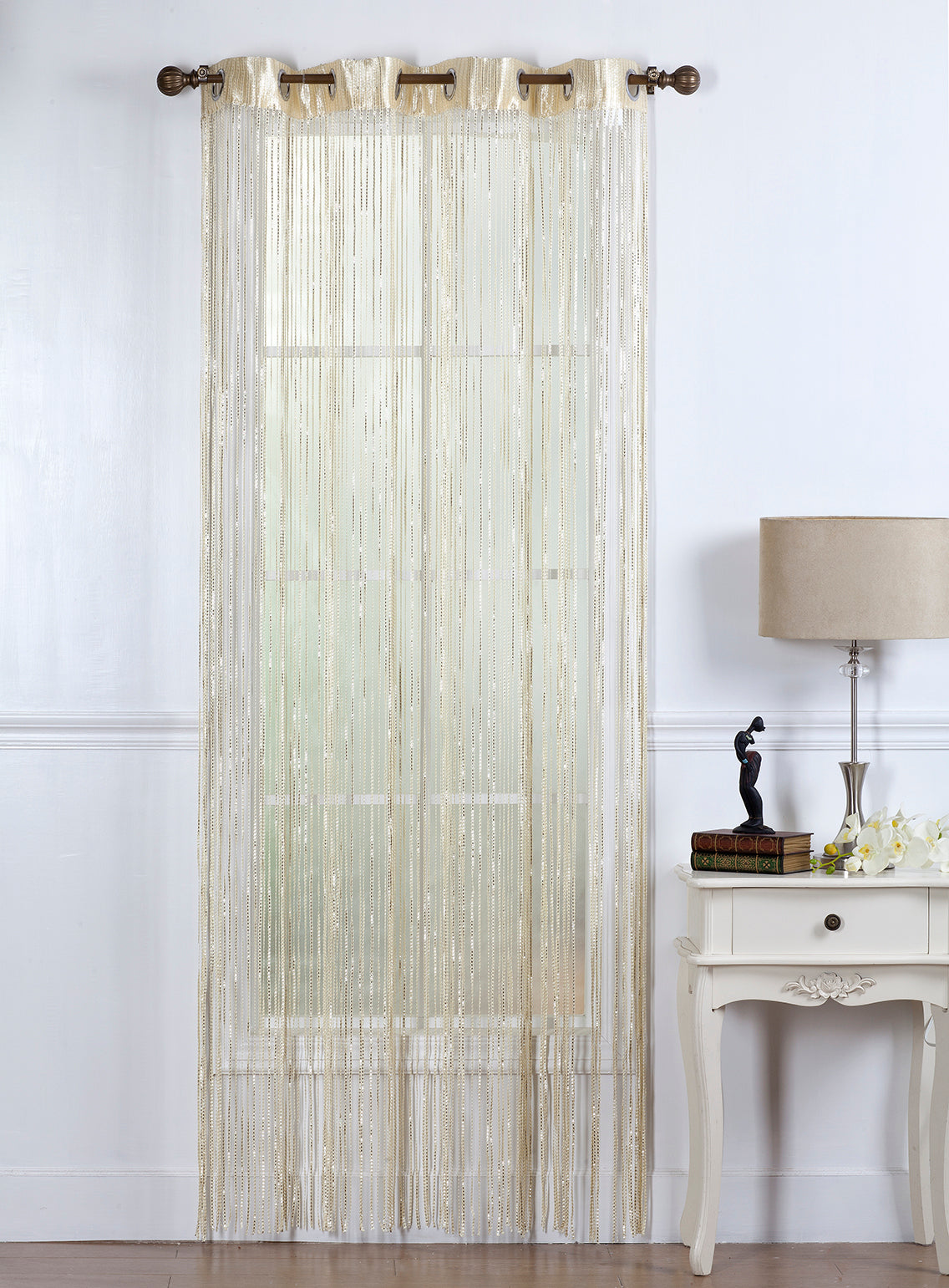 Andrea 84"L String Panel with 8-Top Grommets