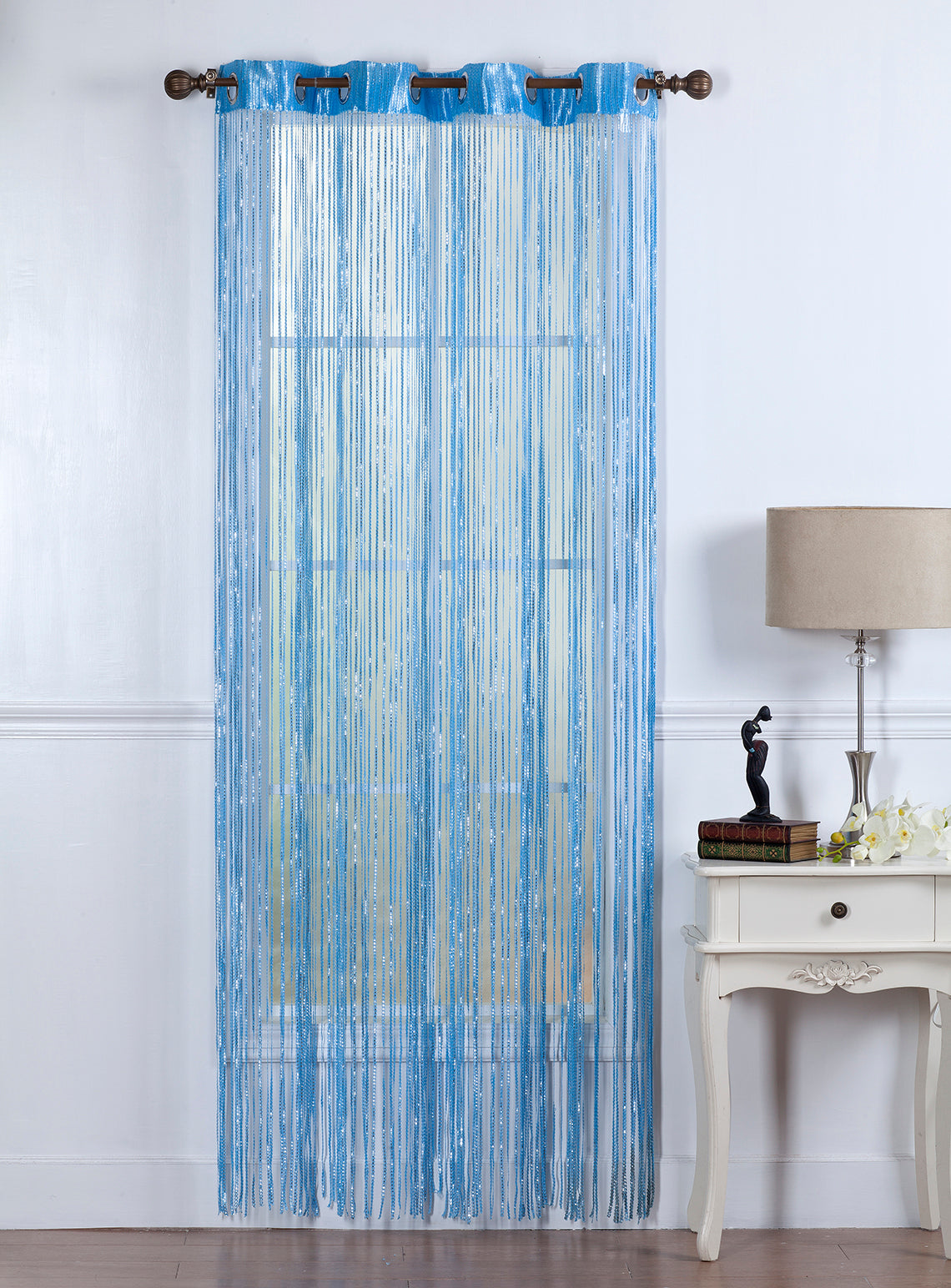 Andrea 84"L String Panel with 8-Top Grommets