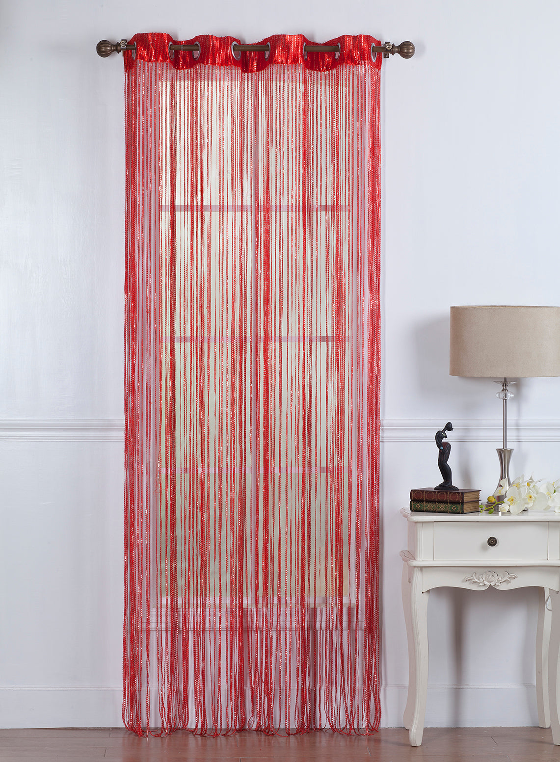 Andrea 84"L String Panel with 8-Top Grommets