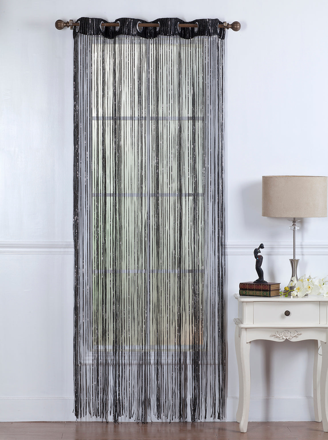 Andrea 84"L String Panel with 8-Top Grommets