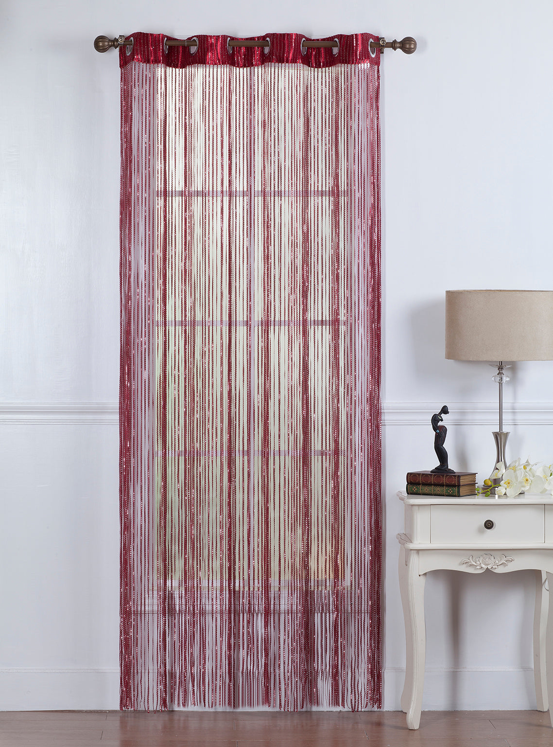 Andrea 84"L String Panel with 8-Top Grommets