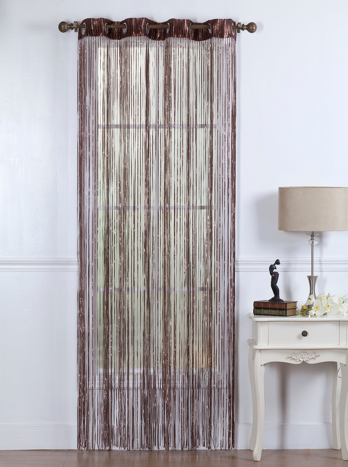 Andrea 84"L String Panel with 8-Top Grommets