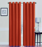 Silverado Woven Panel with Vertical Silver Shining Threads & 8-Top Grommets