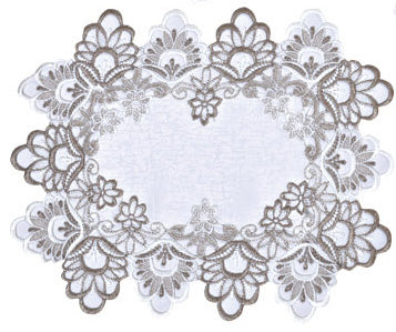 Medallion35x35 Red Tablcloth