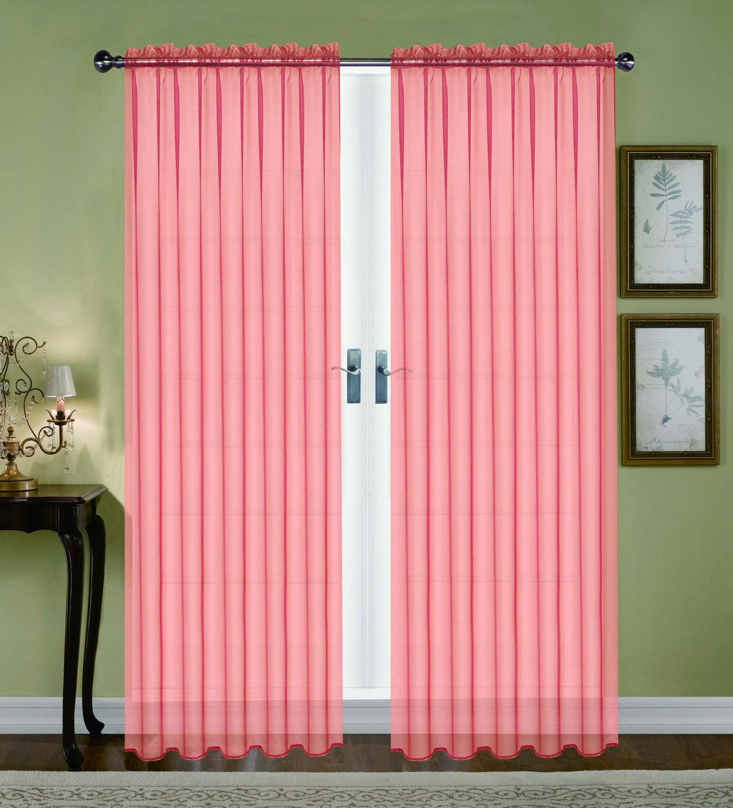 Monique 108" Sheer Voile Curtain by Editex