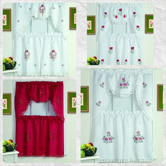 Kitchen Curtain 3-pcs Set (Part4)