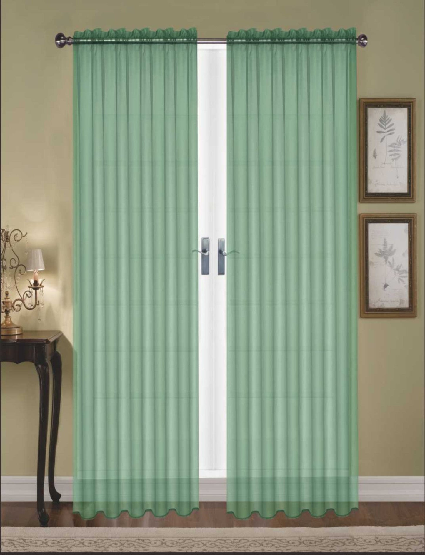 Monique 108" Sheer Voile Curtain by Editex