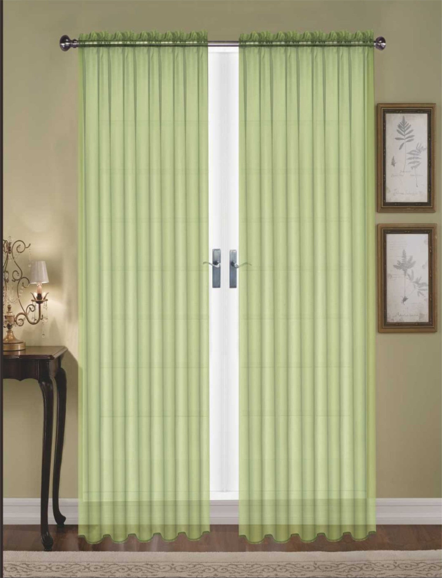 Monique 108" Sheer Voile Curtain by Editex