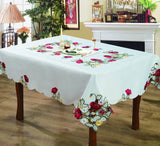 Hand Embroidered Tablecloths, 4 Styles and 5 Sizes Available